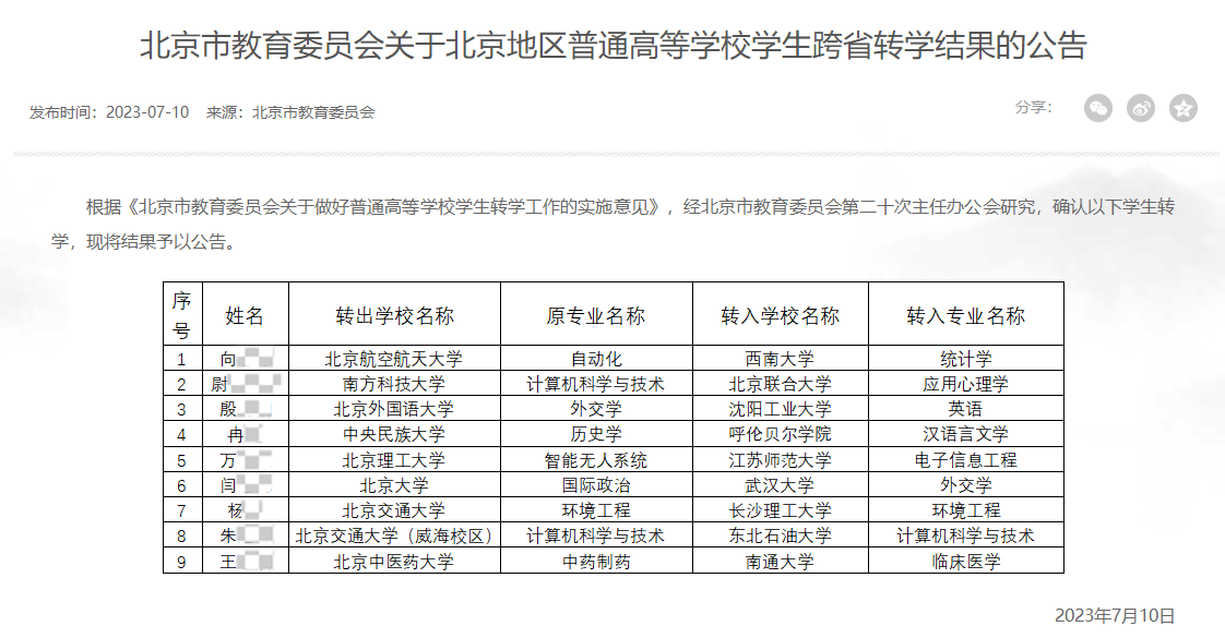 圖片來源：北京市教委網(wǎng)站